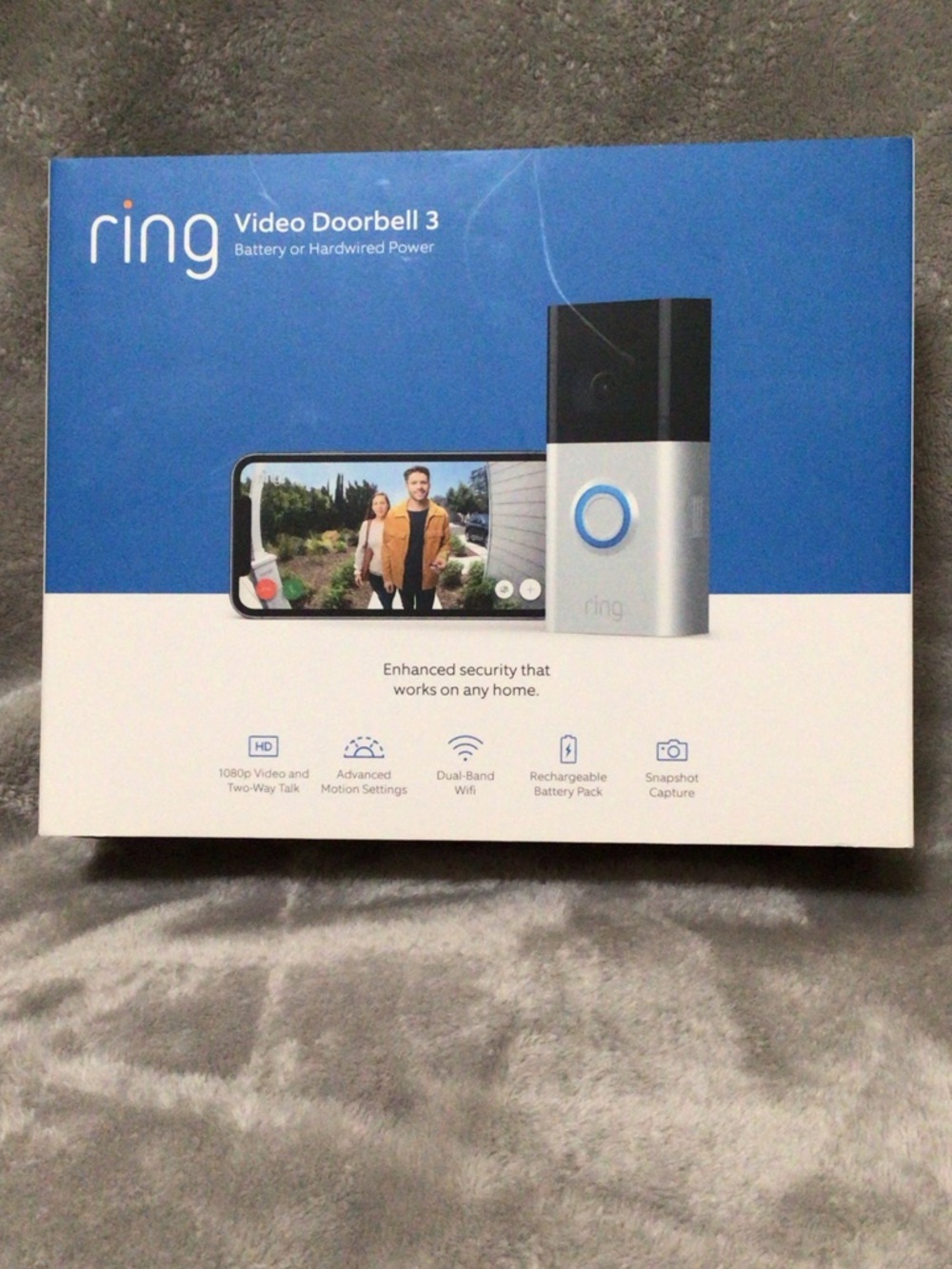 Ring Video Doorbell 3~ Battery or Hardwired Power